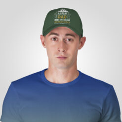 cappello in cotone colore Verde Militare stampata in digitale con grafica  da Digitalshirt