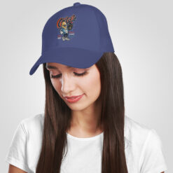 cappello in cotone colore Blue Navy stampata in digitale con grafica  da Digitalshirt