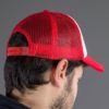 cappellini trucker poliestere rosso modello |DIGITALSHIRT.IT