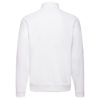 Felpa full zip colore bianco schiena | digitalshirt.it