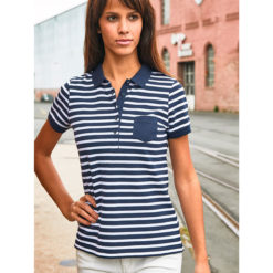 Polo modella1 da donna marinaia personalizzabile|digitalshirt