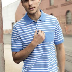 Polo modello marinaio celeste personalizzabile|digitalshirt