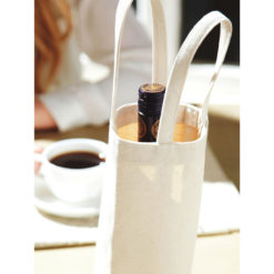 Porta Bottiglia in cotone canvas organico 350 gr/m2