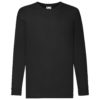 maglietta manica lunga nera per bambini | digitalshirt
