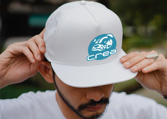 stampa personalizzata su cappellino bianco da uomo | digitalshirt