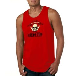 Canotta da uomo colore Rosso stampata in digitale con grafica Sono un falegname da Digitalshirt