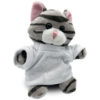 pupazzo di peluche gatto senza logo con maglietta personalizzabile digitalshirt
