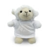 pupazzo di peluche pecora con maglietta personalizzabile digitalshirt senza logo
